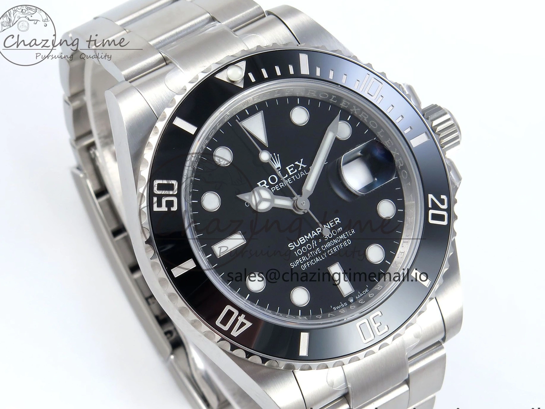 MiroTime 0204 Affordable Submariner 41mm 126610 LN SS ARF 1:1 Best Edition Steel Black Dial 904L SS Oyster Bracelet SH 362